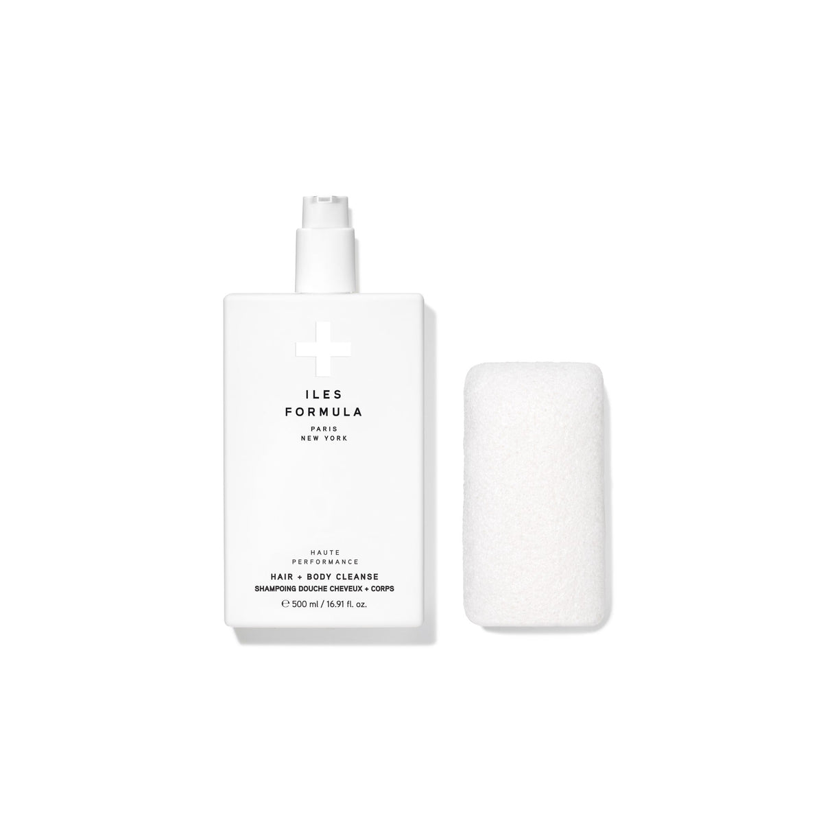 Iles Formula Hair and Body Cleanse with sponge