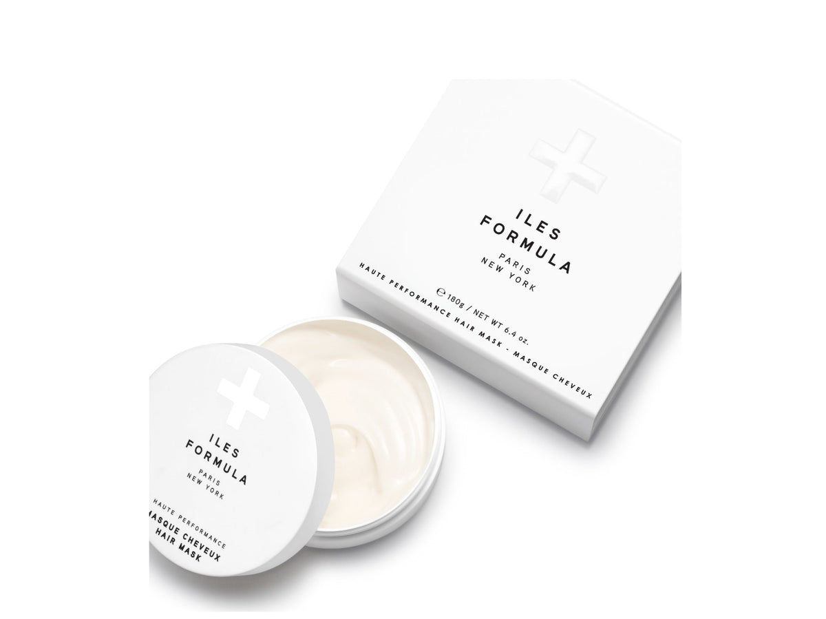 Iles Formula Hair Mask Haute Performance jar and box