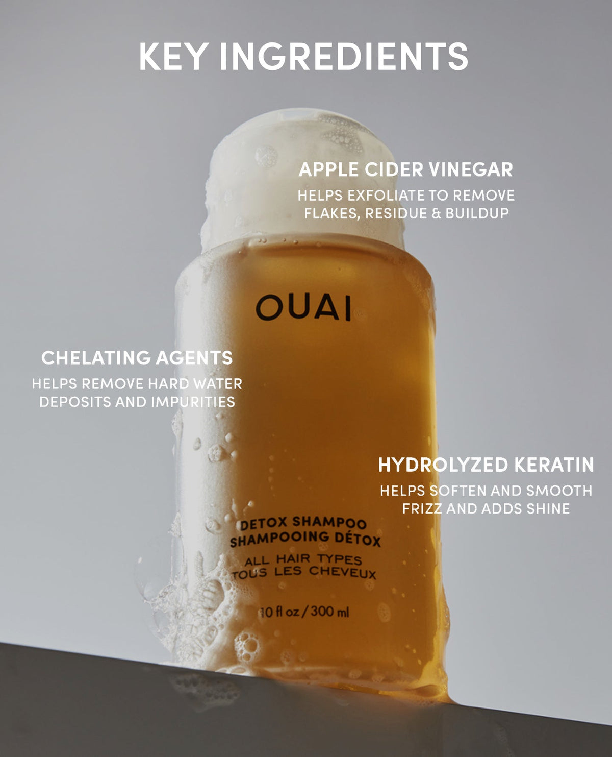 OUAI Detox Shampoo details