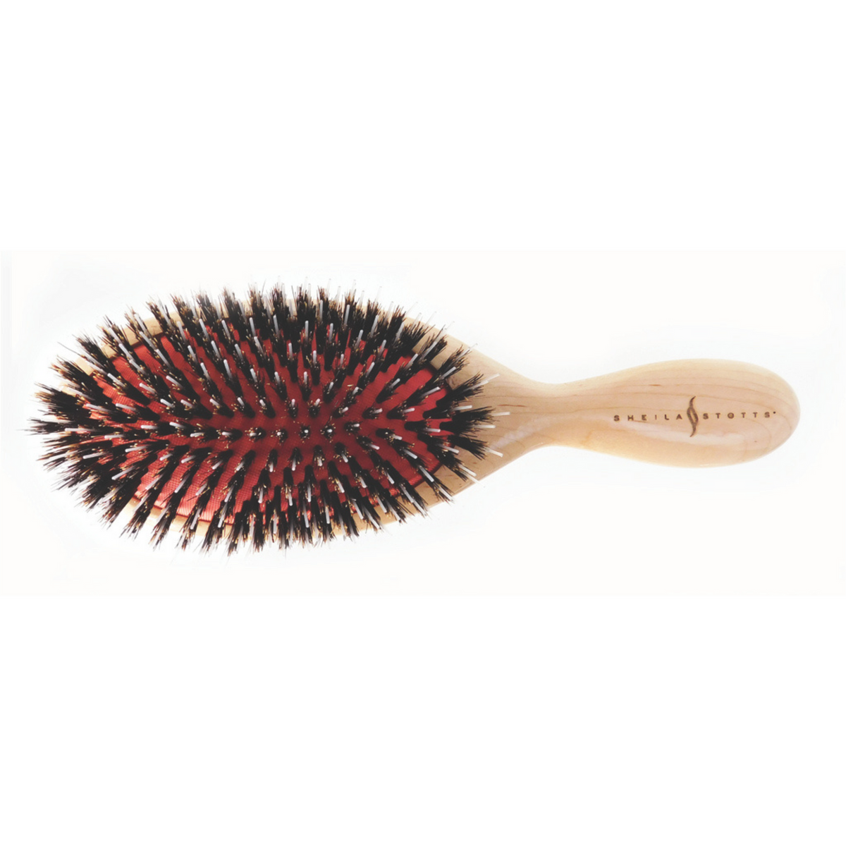 Sheila Stotts Mixed Natural Boar and Nylon Bristle Brush — Large