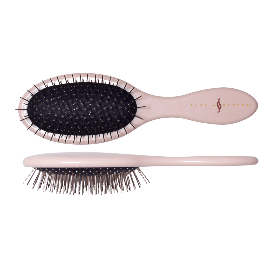 Sheila Stotts Untangle Brush with black backing